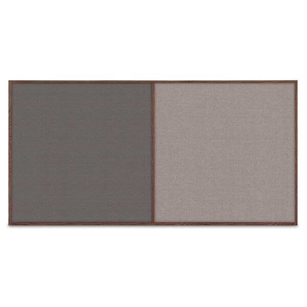 Enclosed Corkboard, 3 Door, 96"x48", 4" Fra